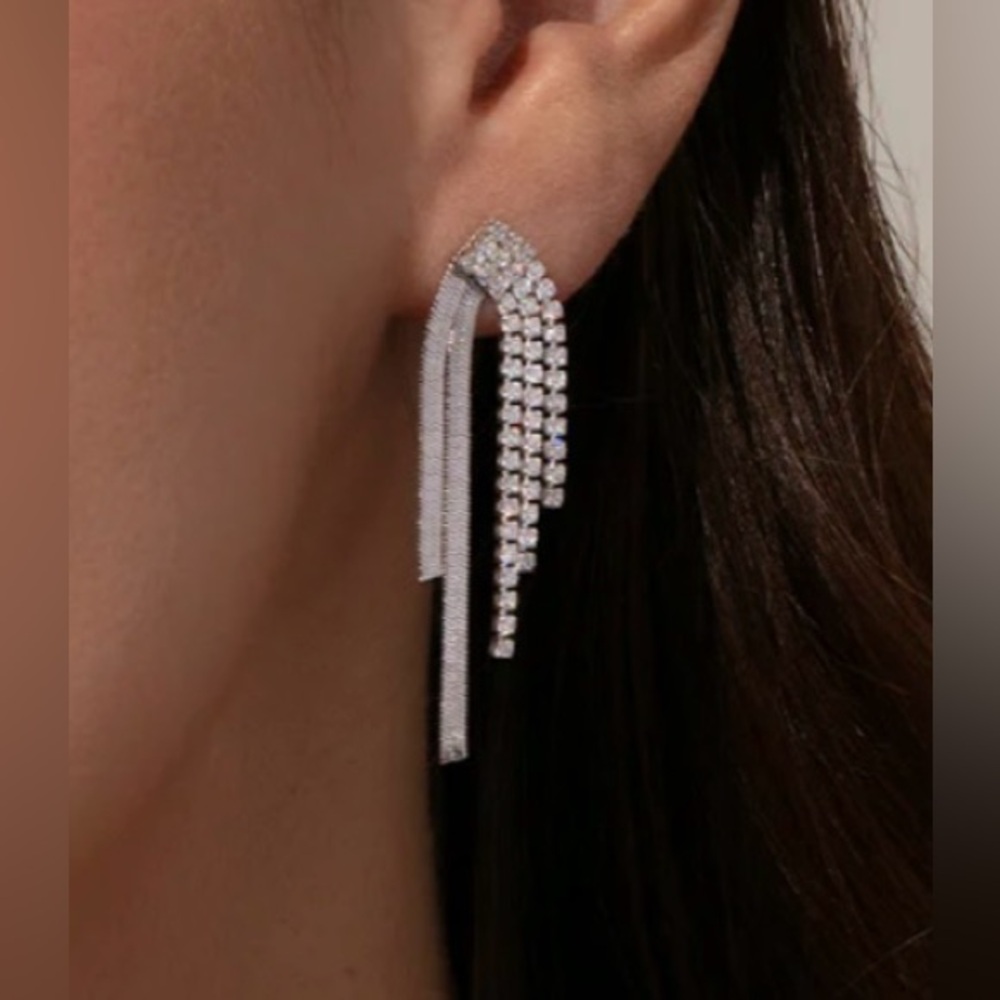 NEW Uncommon James silver Twin Flame earrings